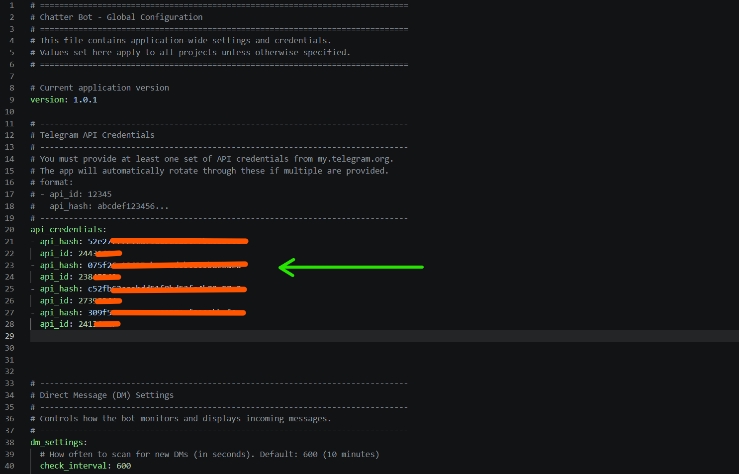 Global Configuration